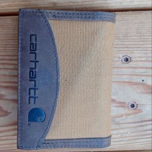 Carhartt canvas velcro wallet